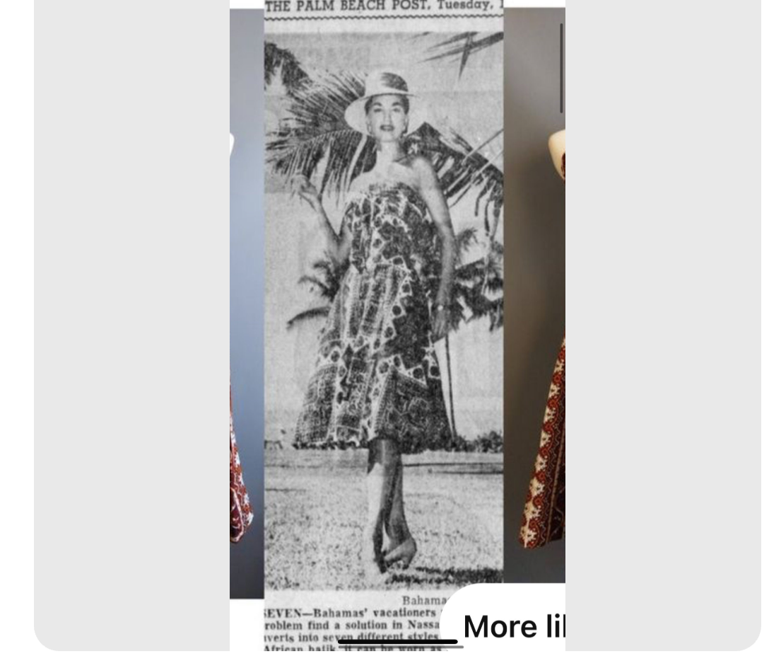 1950s 7 way dress. RARE! w 26”