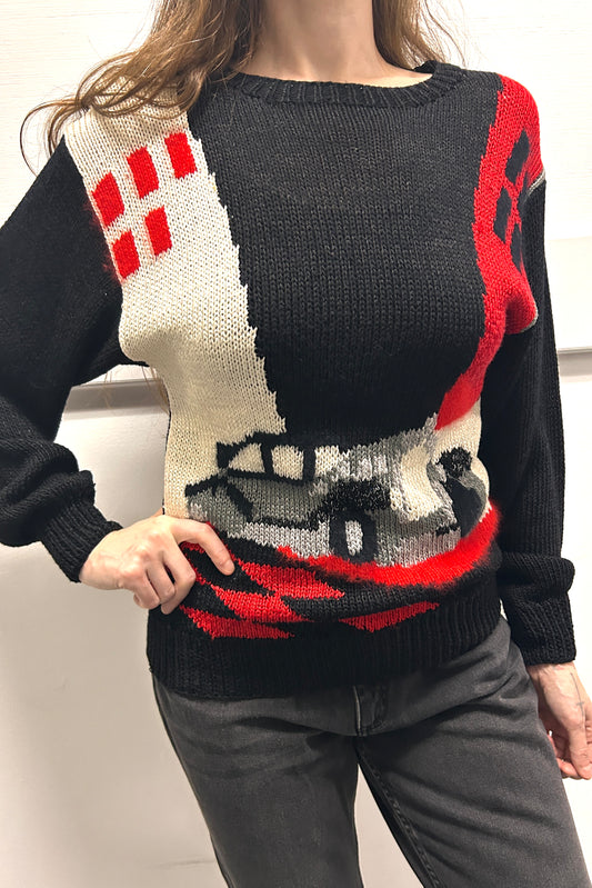 Classic Car Sweater Selected by Cannonball and Tilly