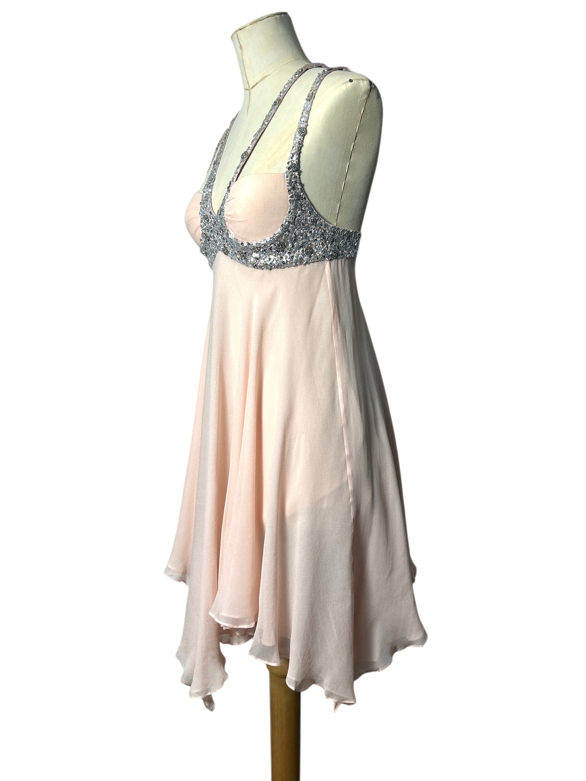 Blush Silk Mandalay dress Size 2