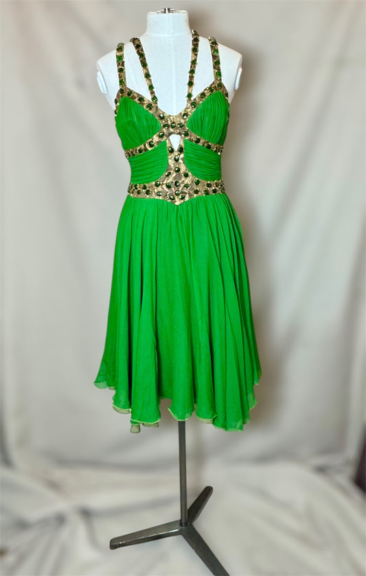 Mandalay Y2K Vintage Deadstock Mini Dress – Size 6 – Fairycore Glam