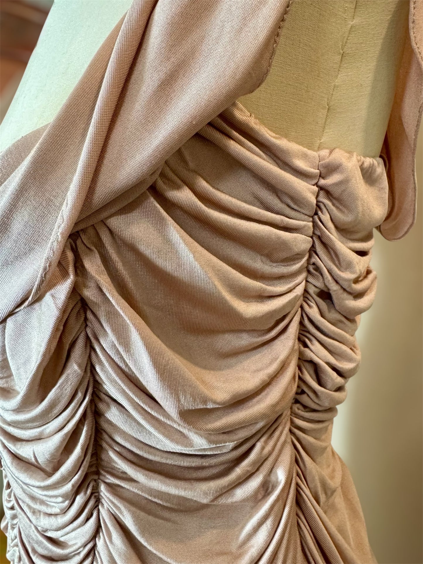 Y2K Deadstock Mandalay Dress – Light Pink, Size 6