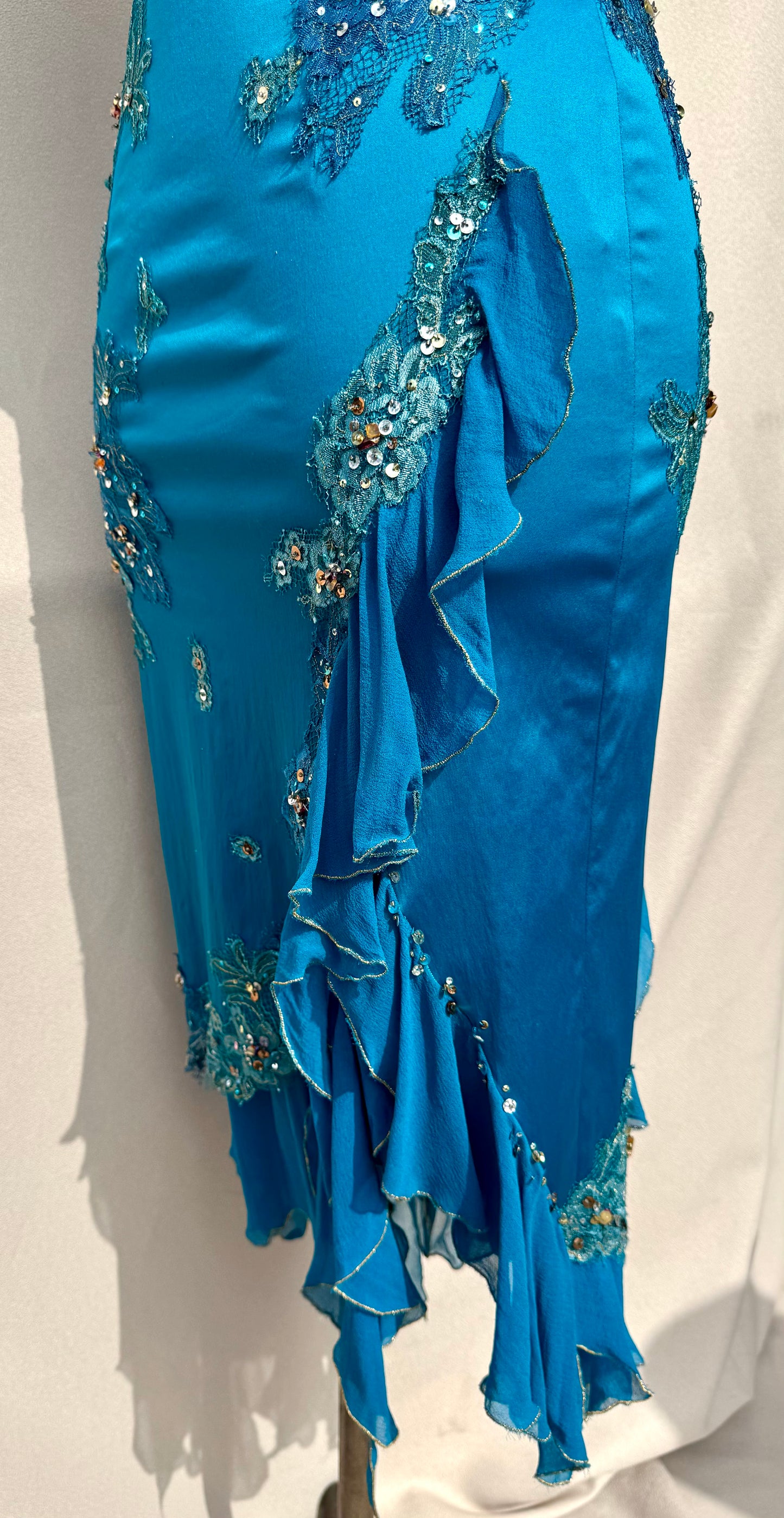 Y2K Mandalay Deadstock Midi Dress — Size 6