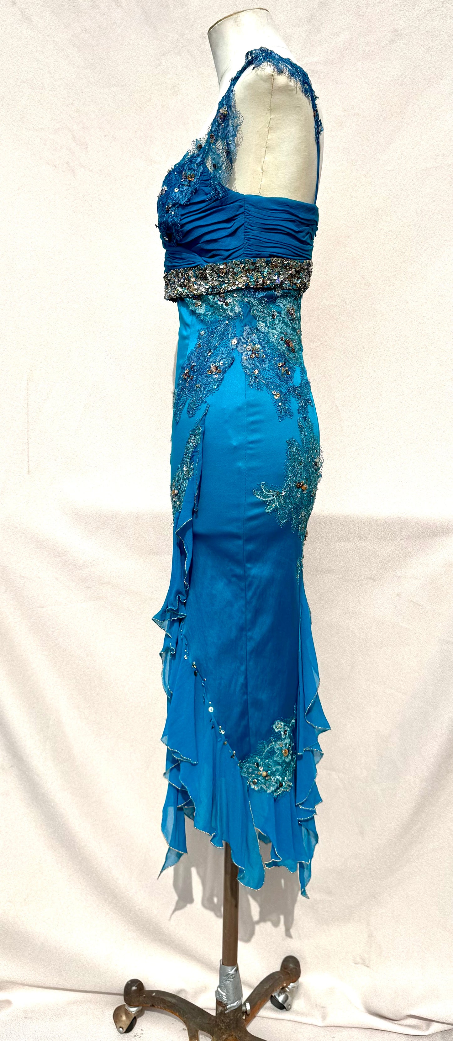 Y2K Mandalay Deadstock Midi Dress — Size 6