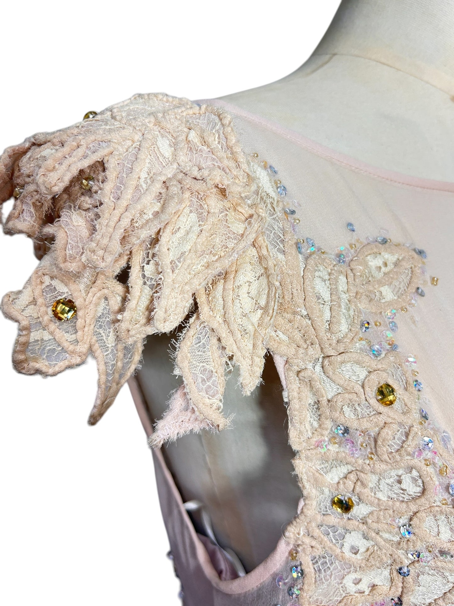 Silk chiffon, dead stock, Mandalay Wedding dress size 14