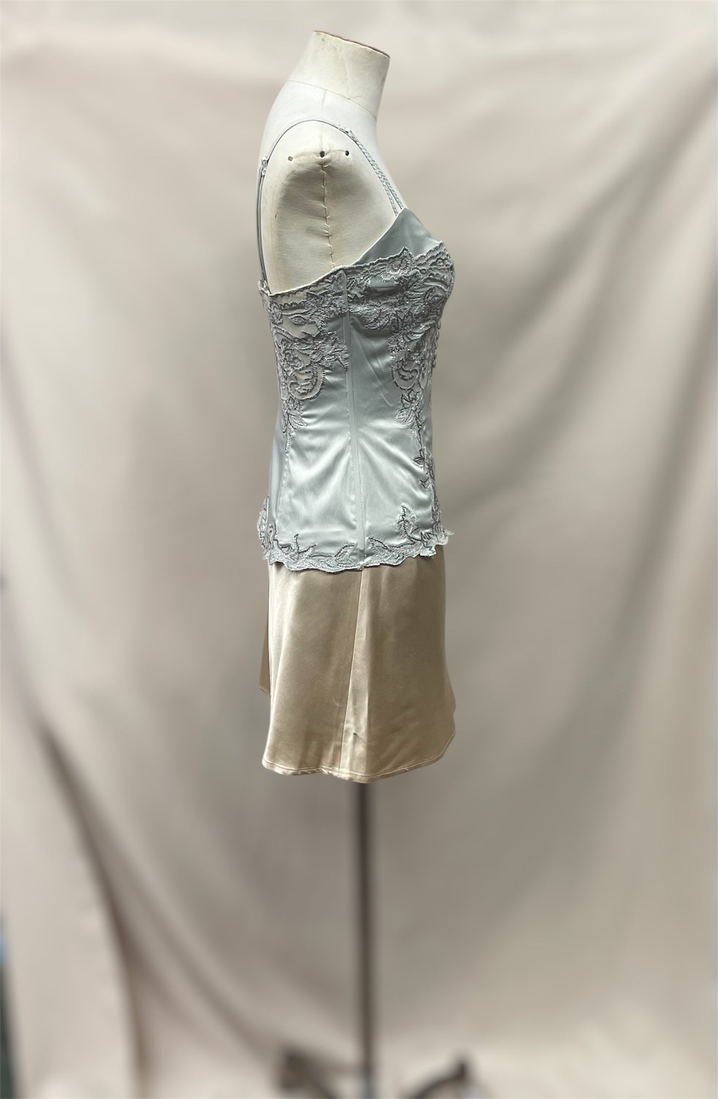 ✨ Y2K Deadstock Mandalay Corset Bustier Tank Top – Size 8 ✨