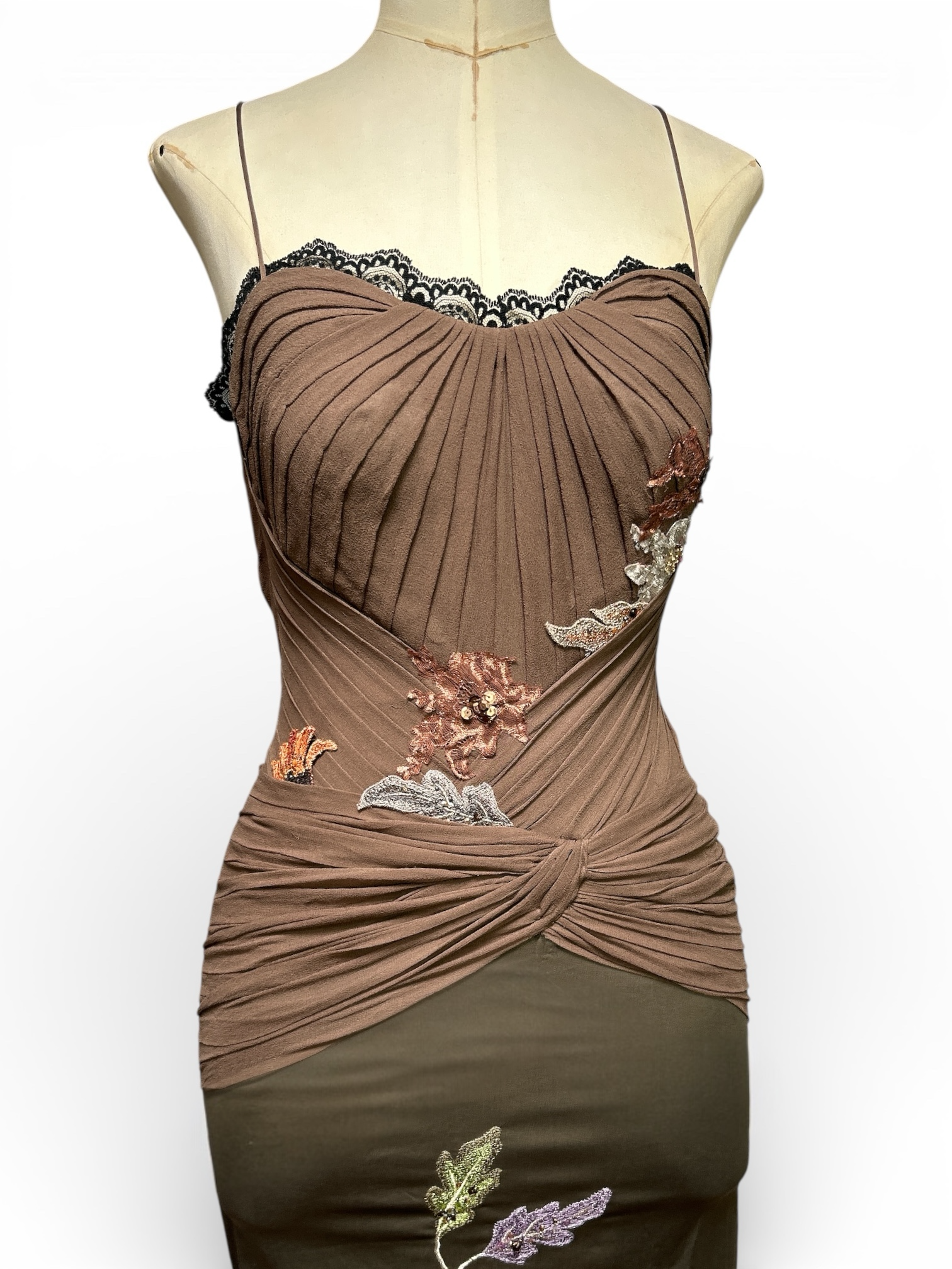 mandalay cocktail dress Mandalay 2004 Satin Turquoise Embroidered Midi Cocktail Dress