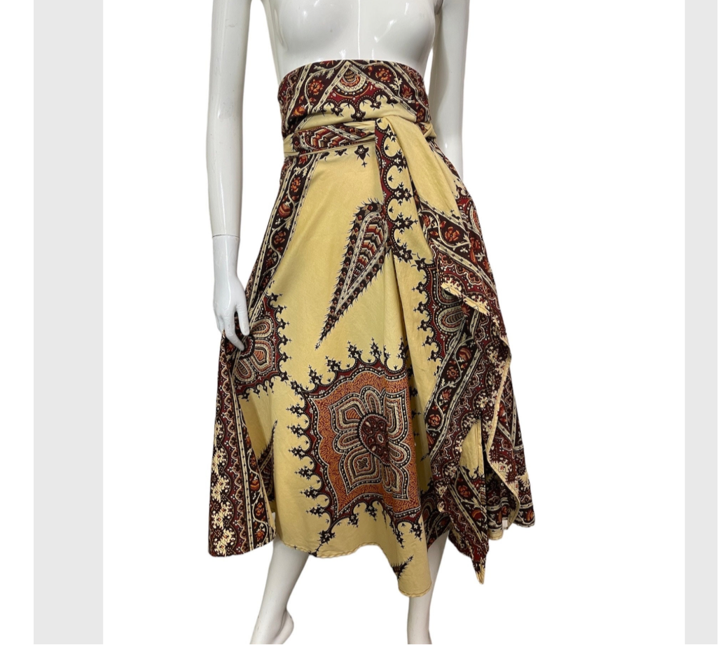 1950s 7 way dress. RARE! w 26”