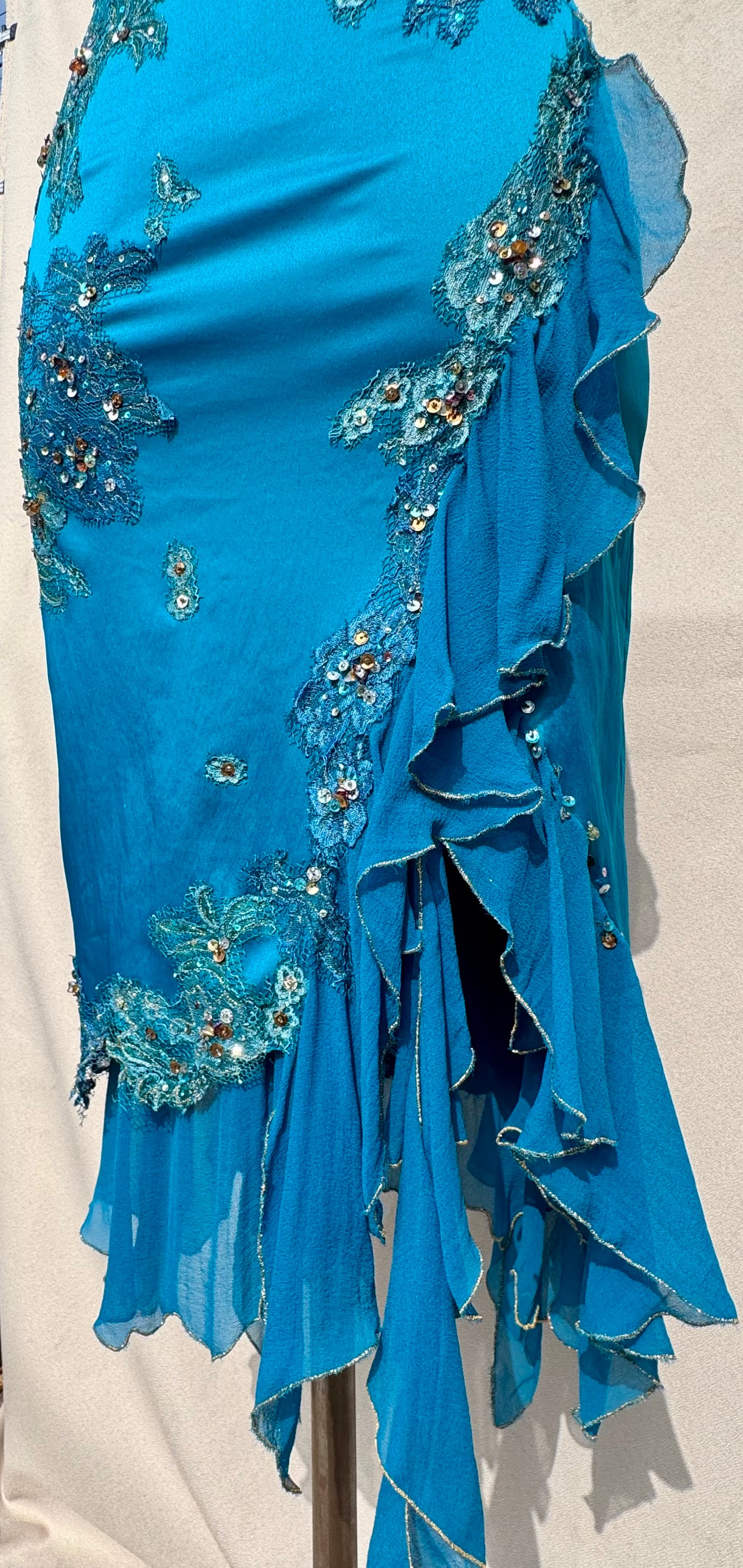 Y2K Mandalay Deadstock Midi Dress — Size 6