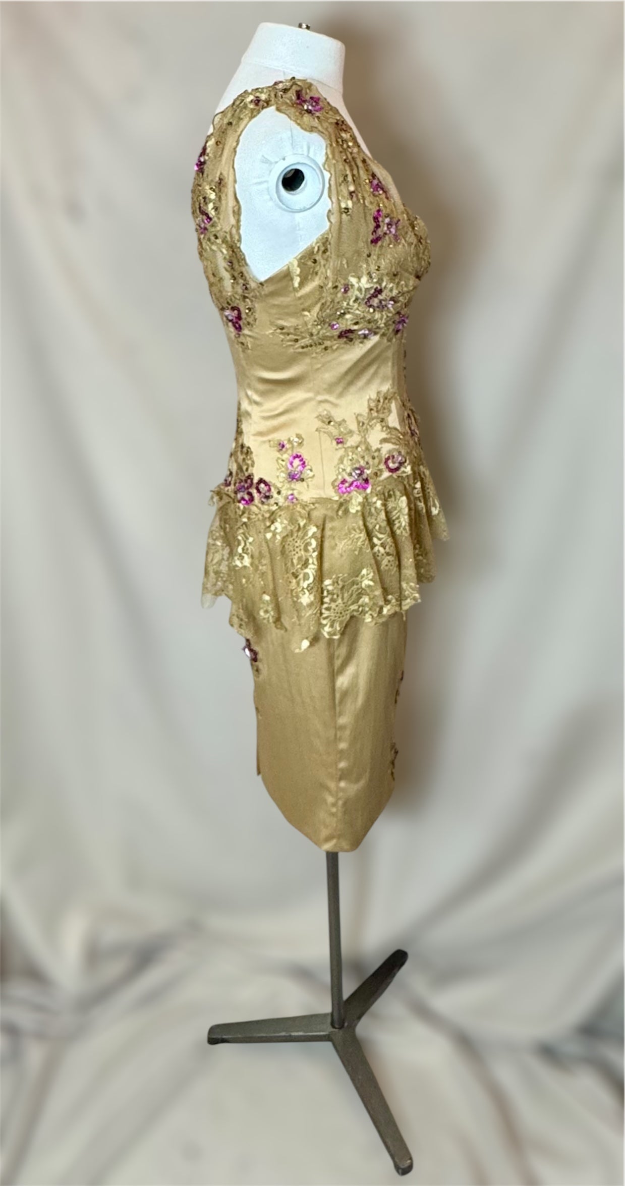 Y2K Deadstock Vintage Mandalay Midi Dress size 6