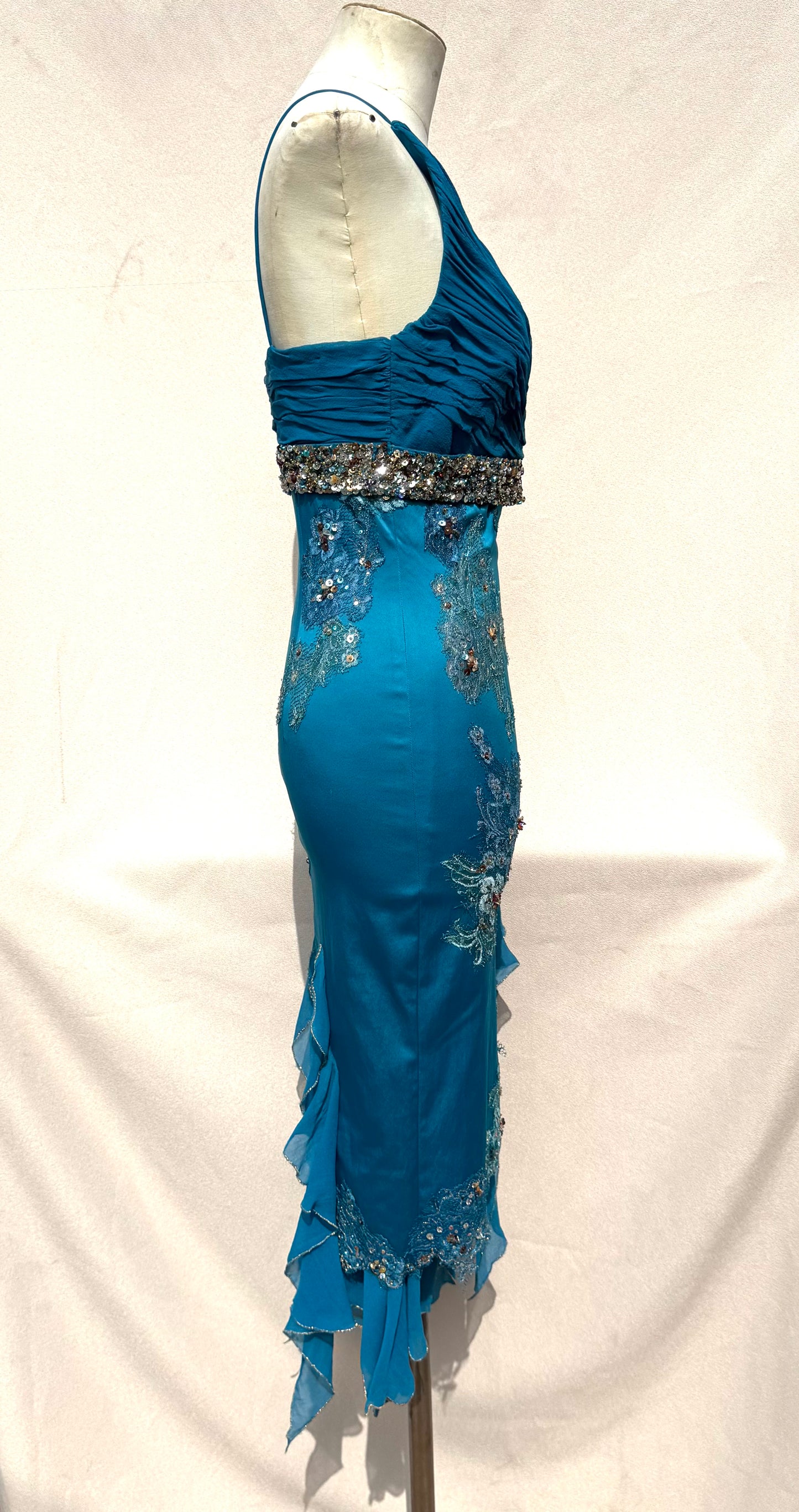 Y2K Mandalay Deadstock Midi Dress — Size 6