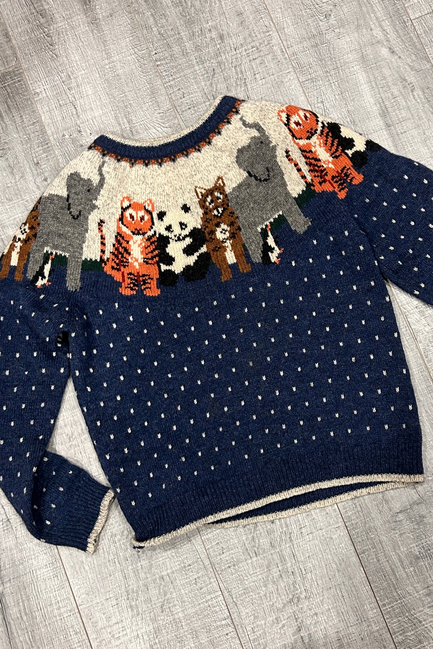 Wool Animal Sweater Selected by Cannonball and Tilly