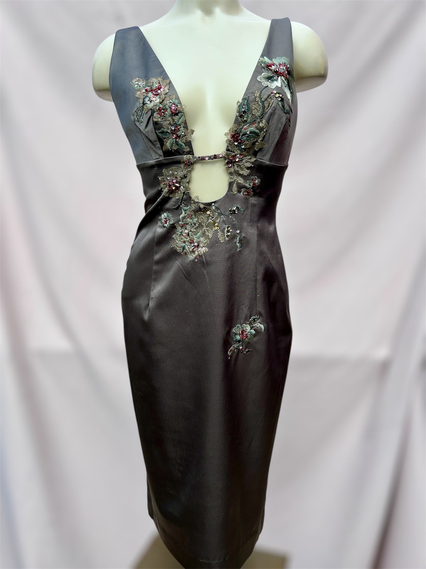 Y2K Mandalay Deadstock Wiggle Dress, Size 4