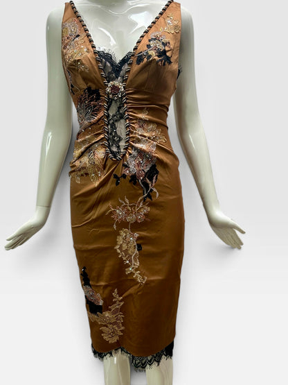 Copper wiggle Mandalay dress size 6