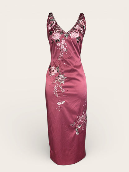 Mandalay rich rose deadstock slip style size 6