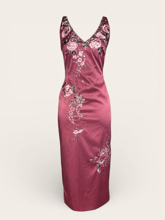 Mandalay rich rose deadstock slip style size 6
