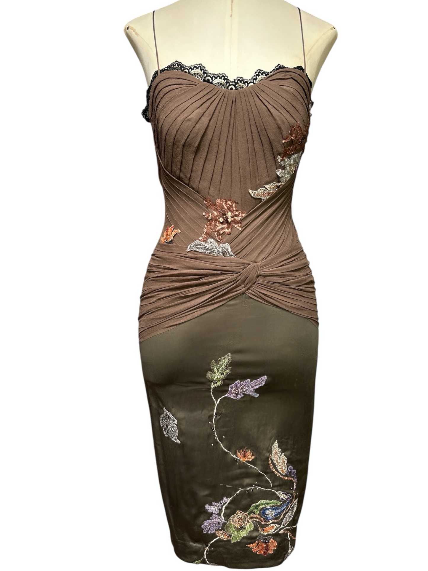 Deadstock Silk Pleated Mandalay Dress – Size 6