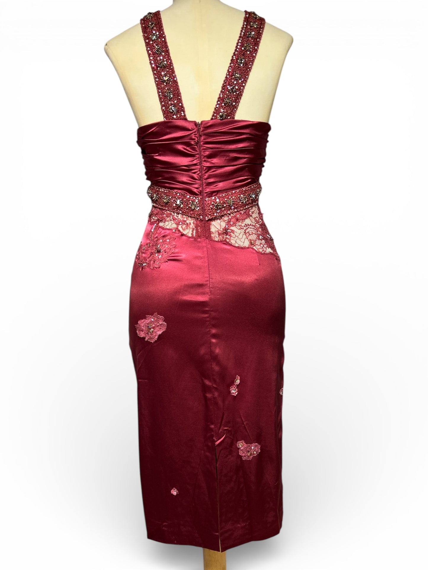 Deadstock Burgundy Mandalay Dress – Size 6