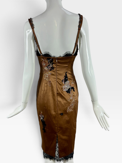 Copper wiggle Mandalay dress size 6