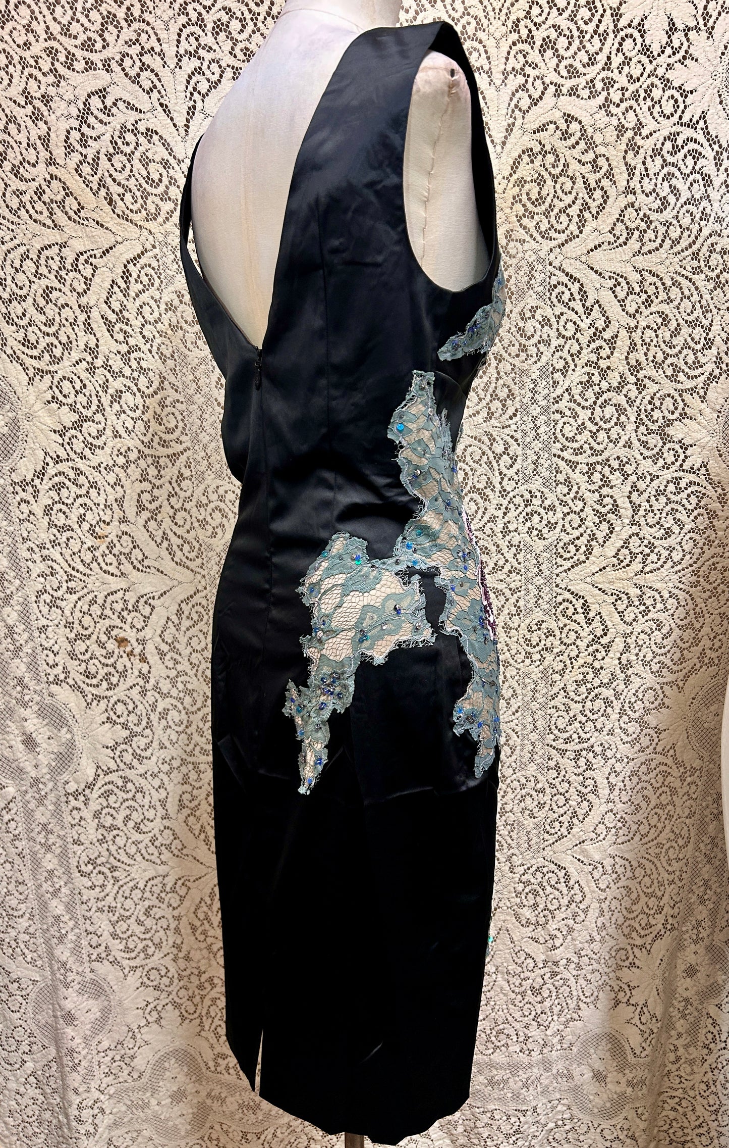 Y2K Deadstock Mandalay Dress lace  – Size 12