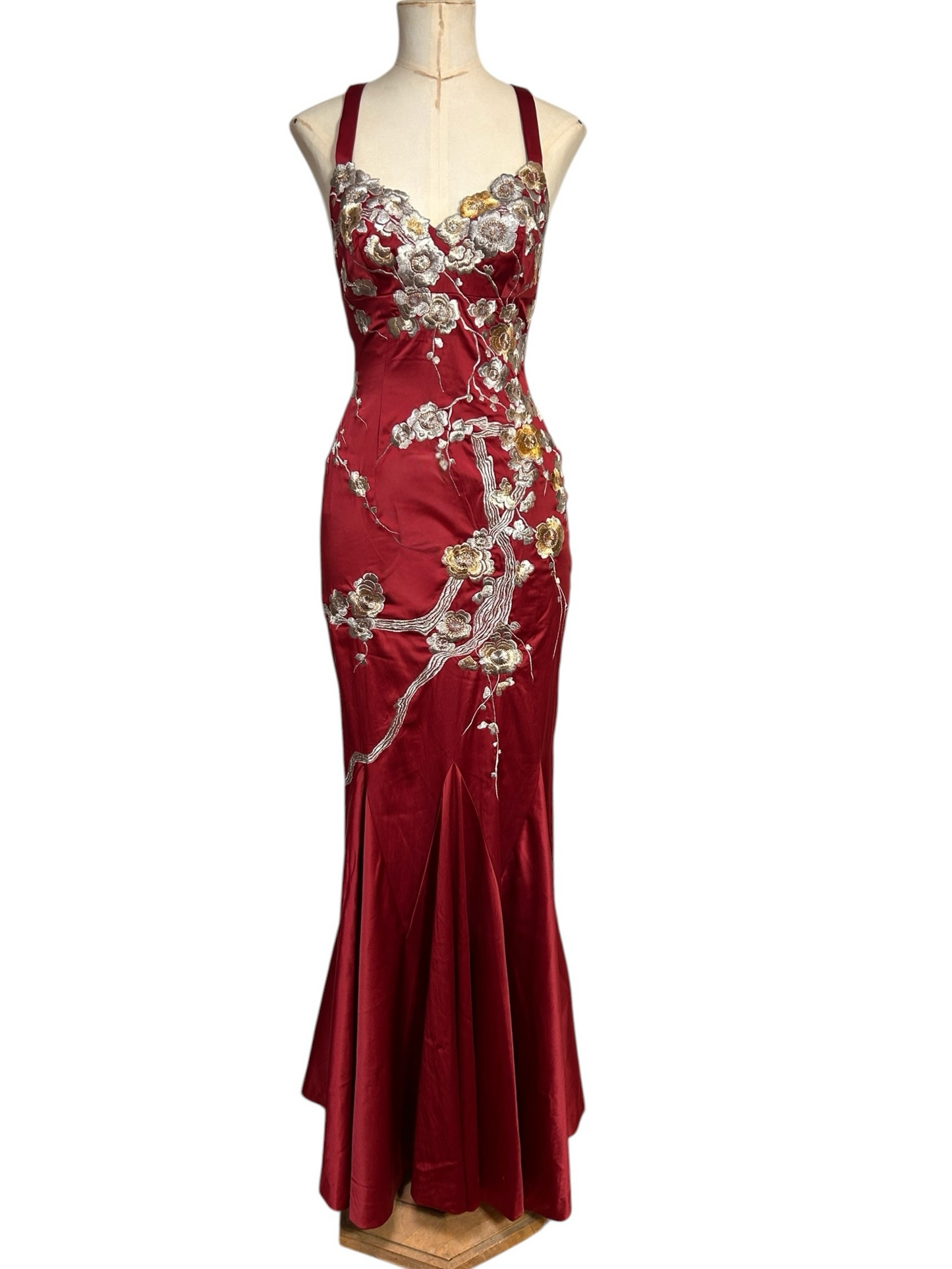 Floor length Deadstock Mandalay, mermaid dress size 6