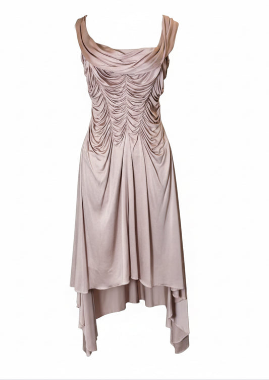 Y2K Deadstock Mandalay Dress – Light Pink, Size 6