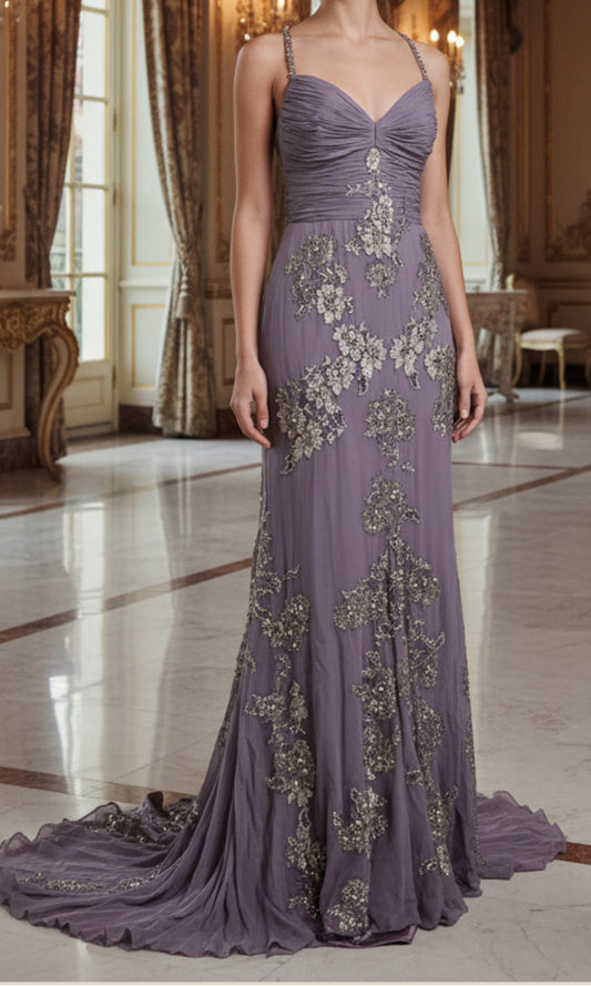 Y2K Deadstock Mandalay Silk Gown – Size 10