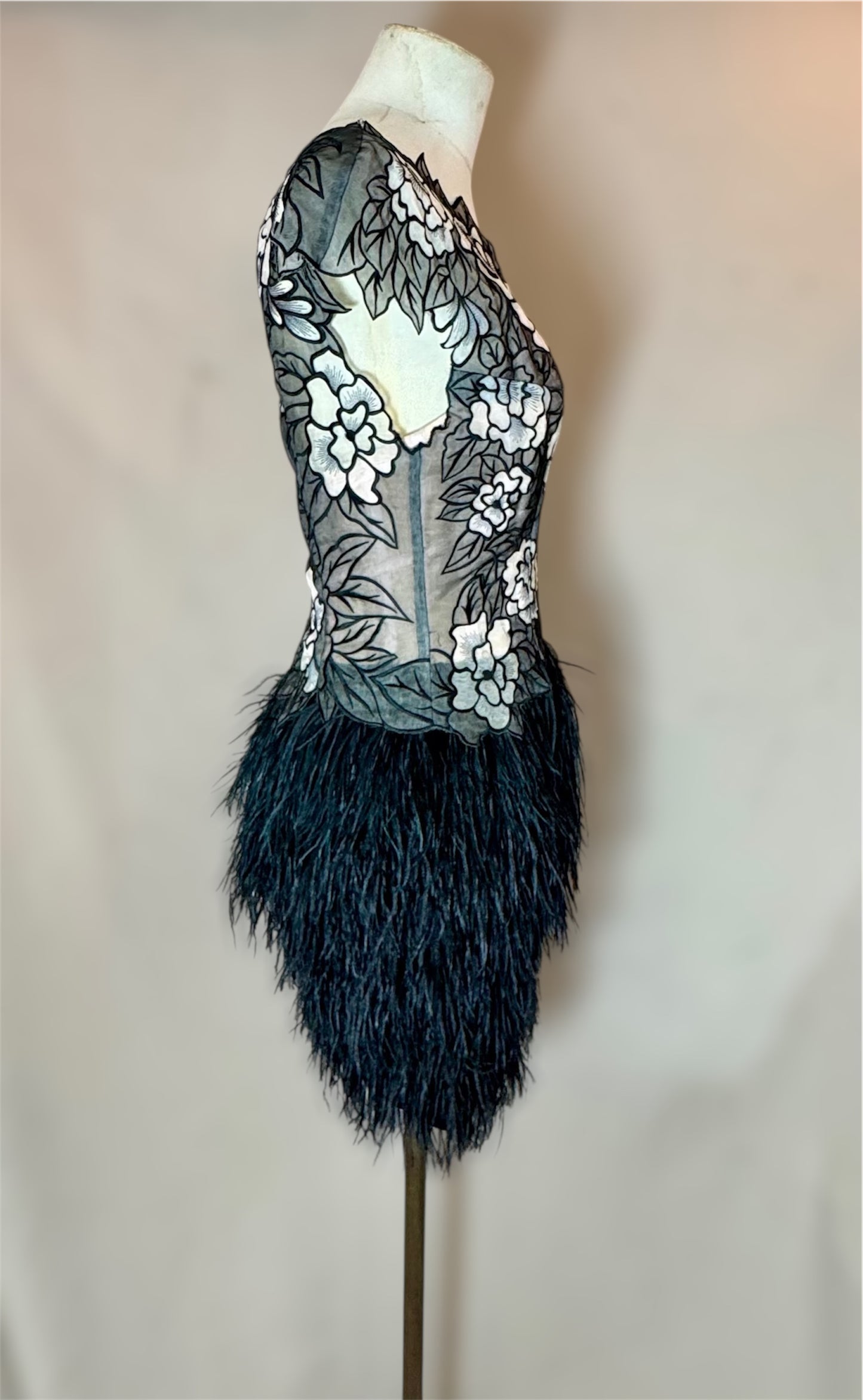 Y2K Deadstock Mandalay One-Shoulder Mini Dress – Pink & Black, Size 6