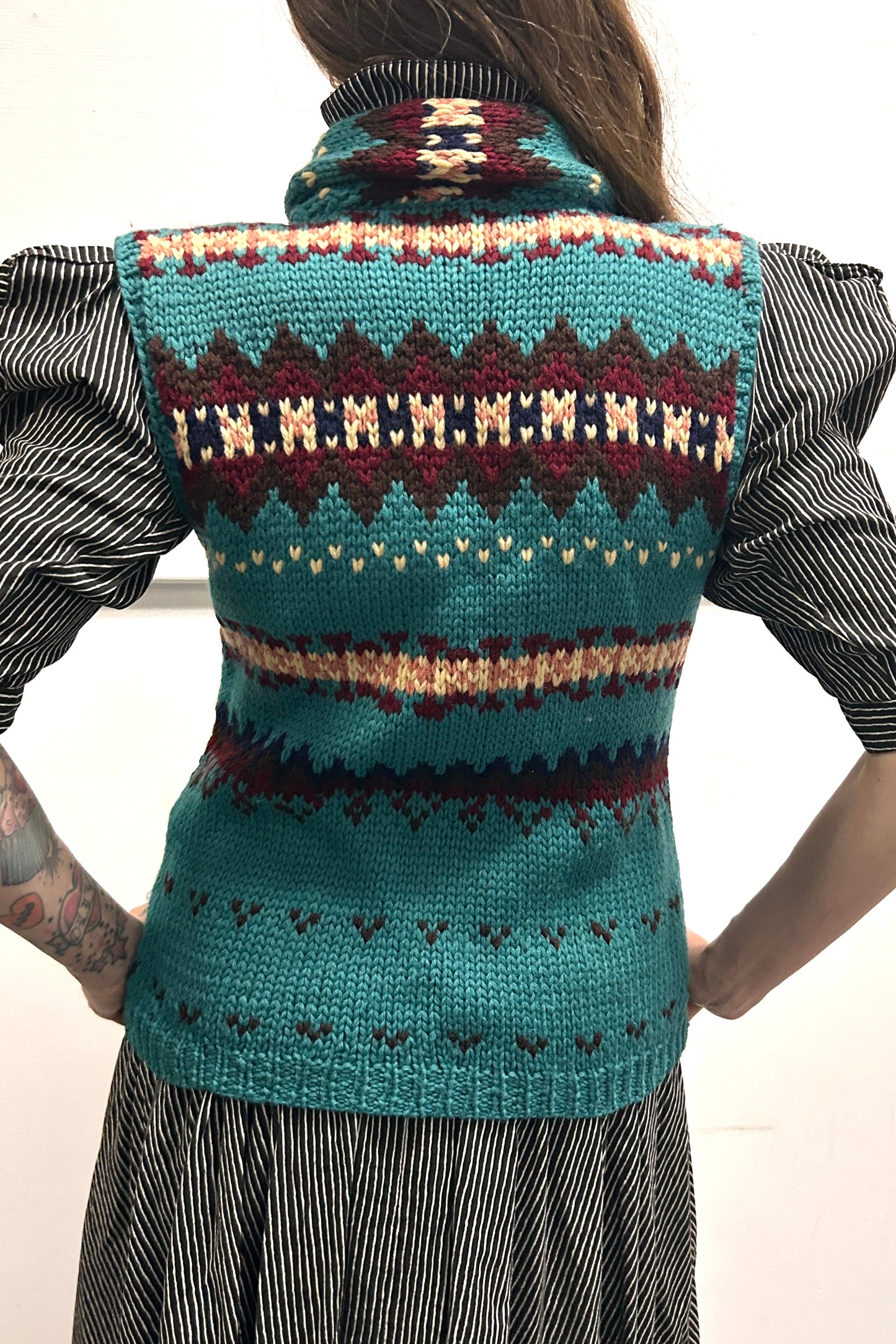 Sleeveless Wool Cardigan Selected by Cannonball and Tilly