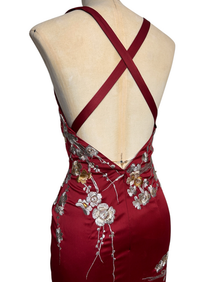 Floor length Deadstock Mandalay, mermaid dress size 6