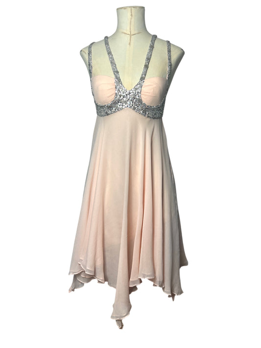 Blush Silk Mandalay dress Size 2