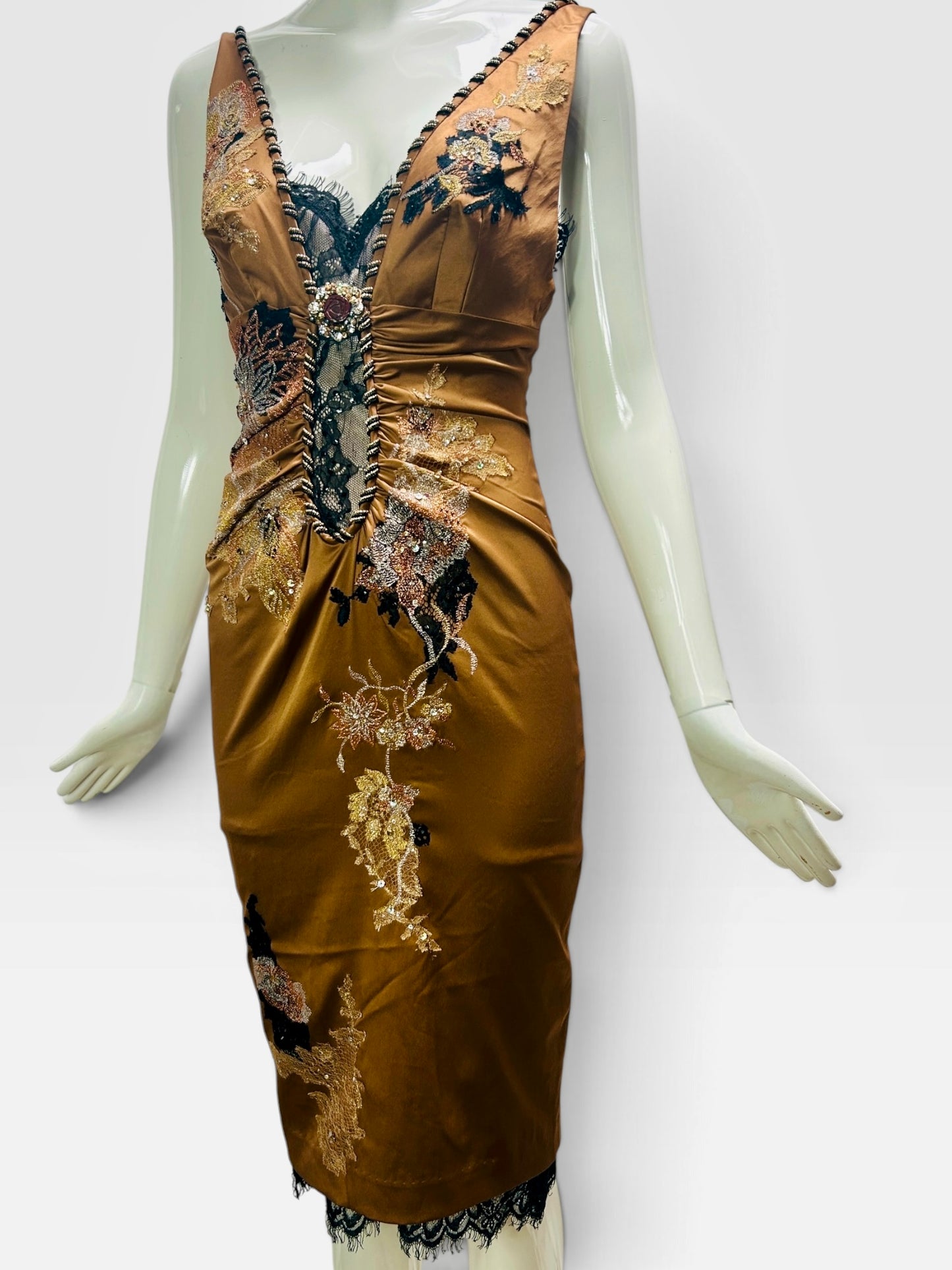 Copper wiggle Mandalay dress size 6