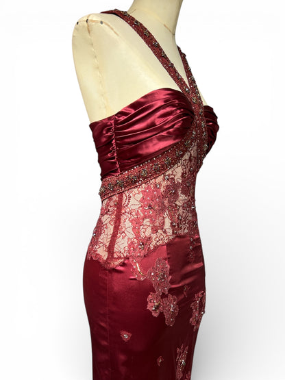 Deadstock Burgundy Mandalay Dress – Size 6