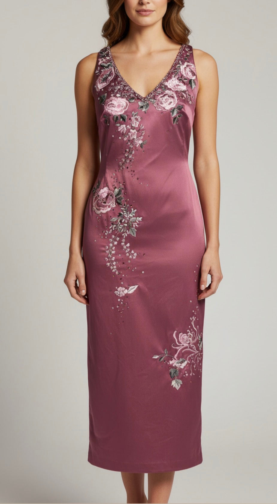 Mandalay rich rose deadstock slip style size 6