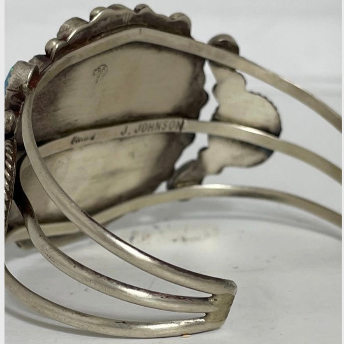 Cluster opal silver cuff