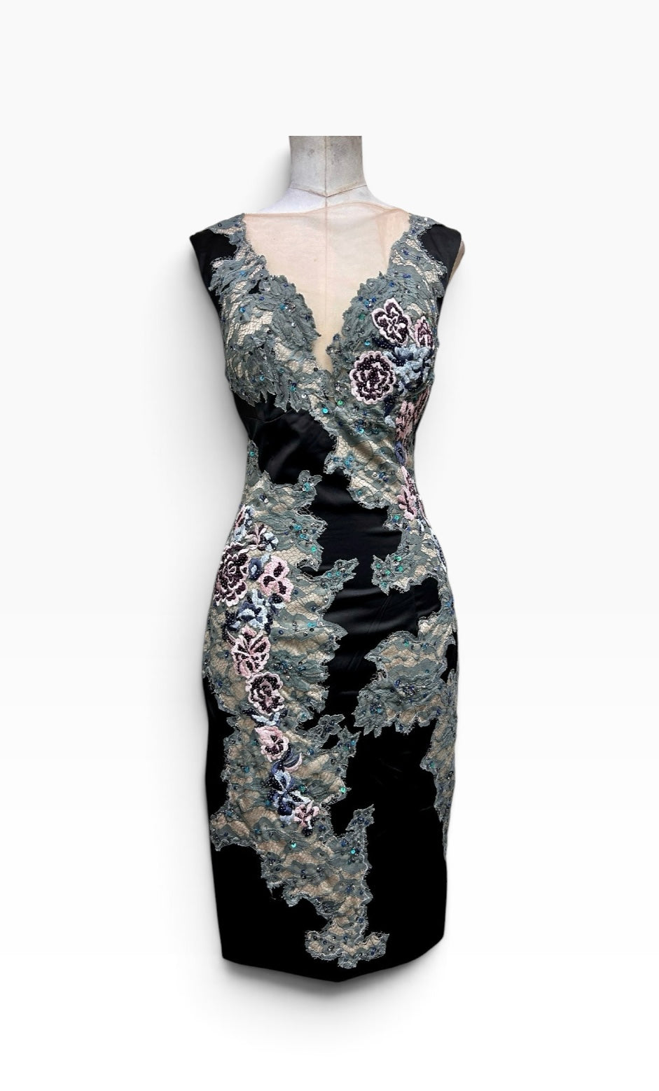 Y2K Deadstock Mandalay Dress lace  – Size 12