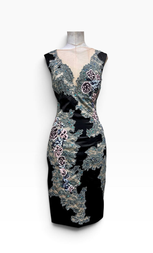 Y2K Deadstock Mandalay Dress lace  – Size 12