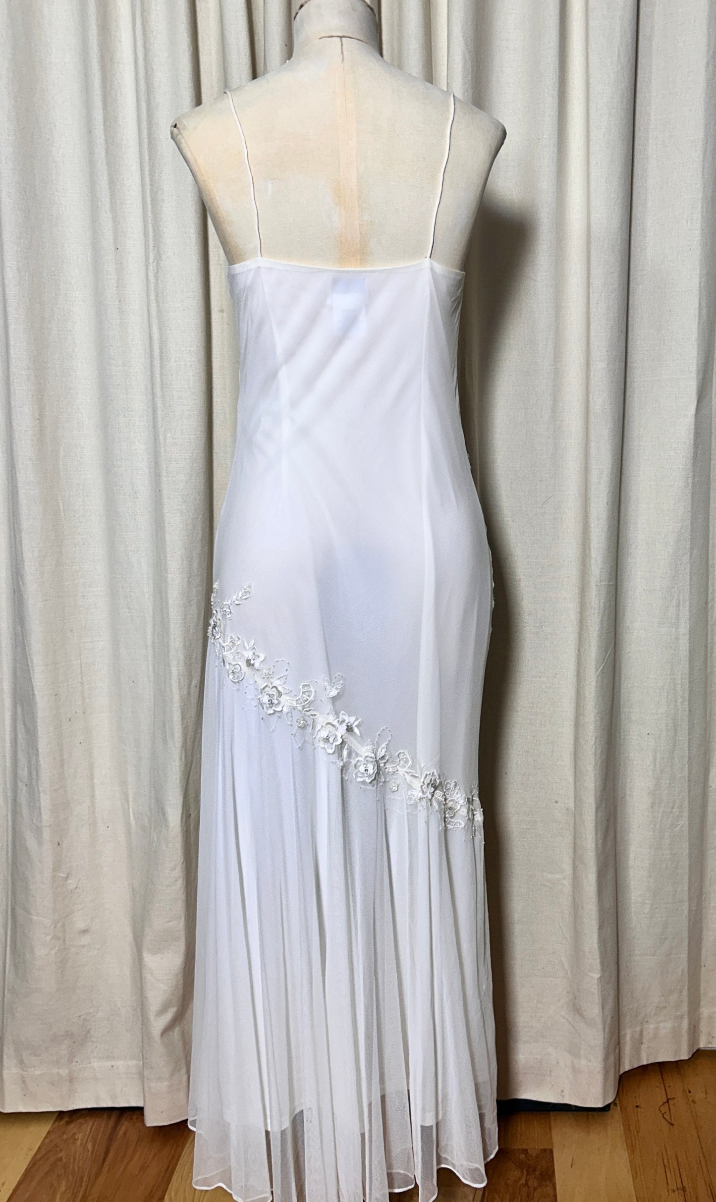 Y2K Vintage Silk Bias-Cut Dress