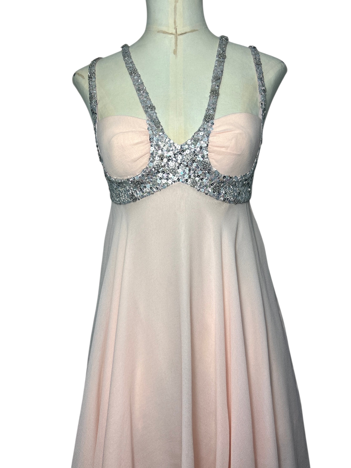 Blush Silk Mandalay dress Size 2
