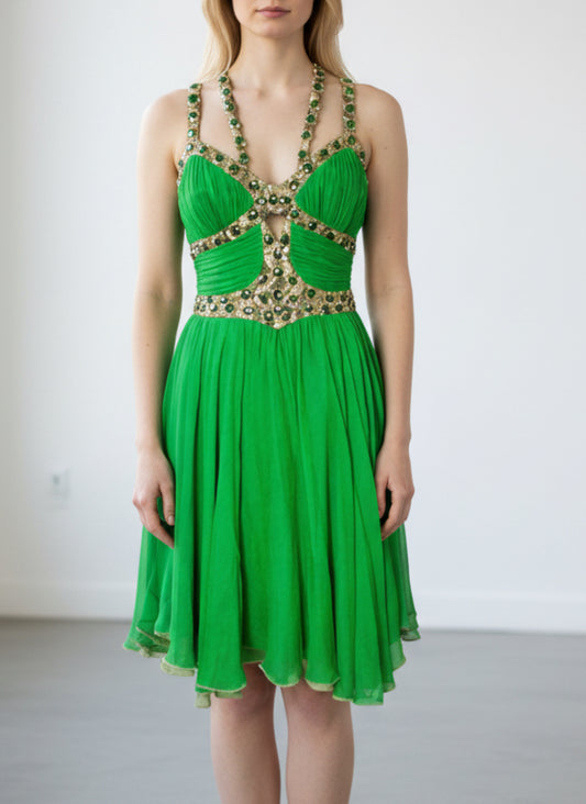 Mandalay Y2K Vintage Deadstock Mini Dress – Size 6 – Fairycore Glam