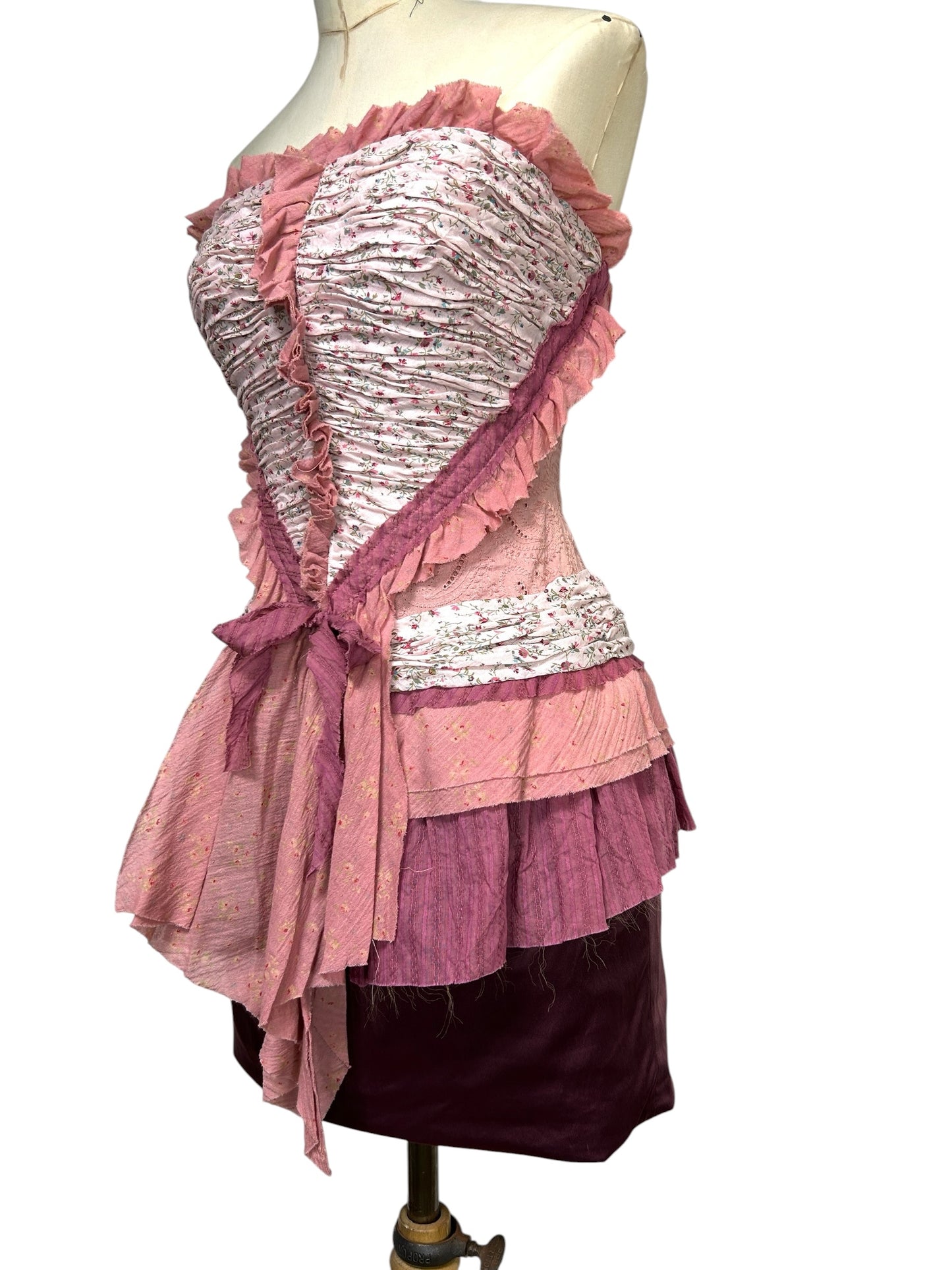Rare One-of-a-Kind Deadstock Mandalay Patchwork Dress – Size 6