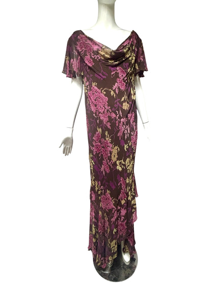 Y2K Bias-Cut Plus Size Evening Gown – Size 20 – 1930s Inspired
