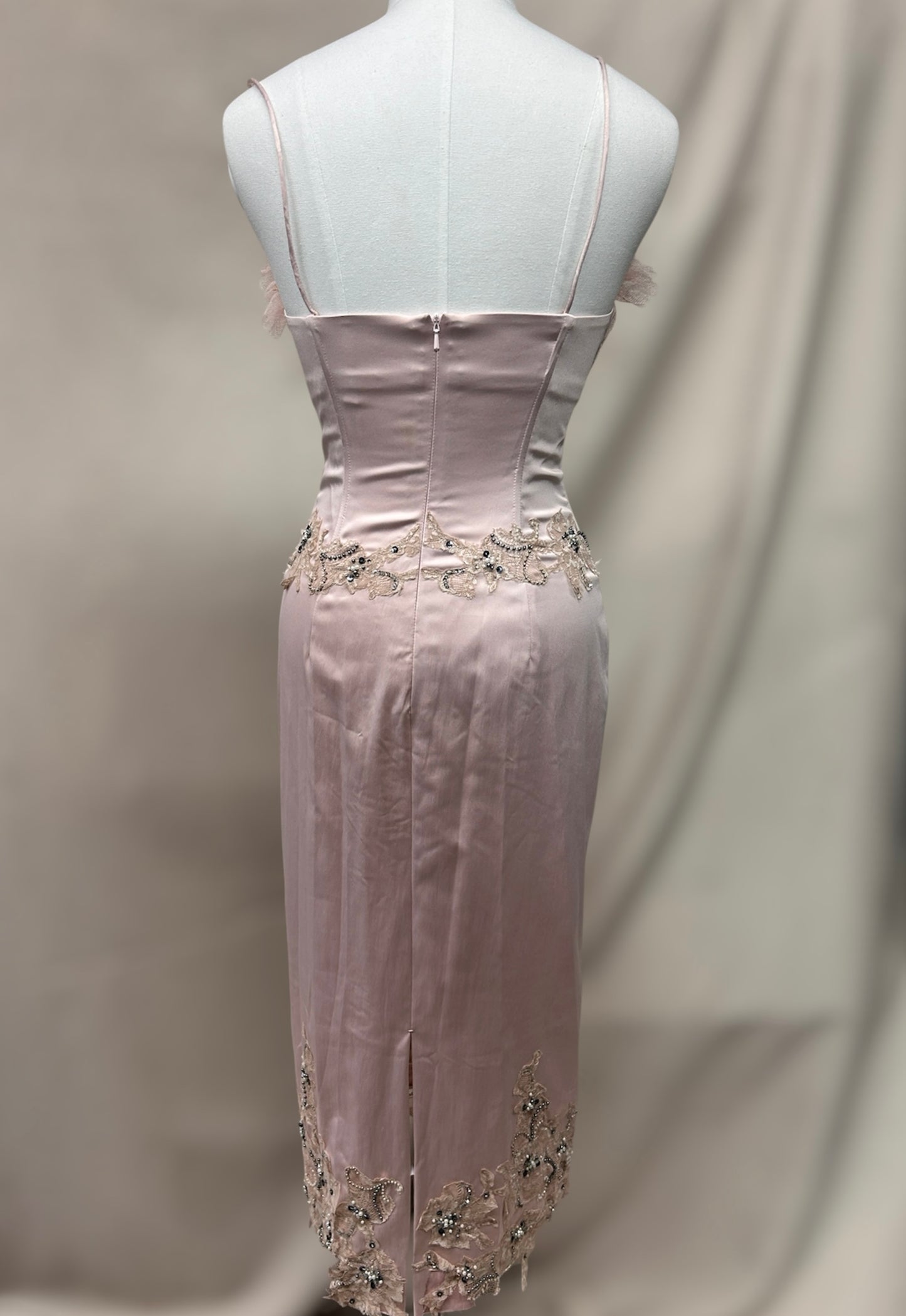 Baby pink Mandalay wiggle dress size 6