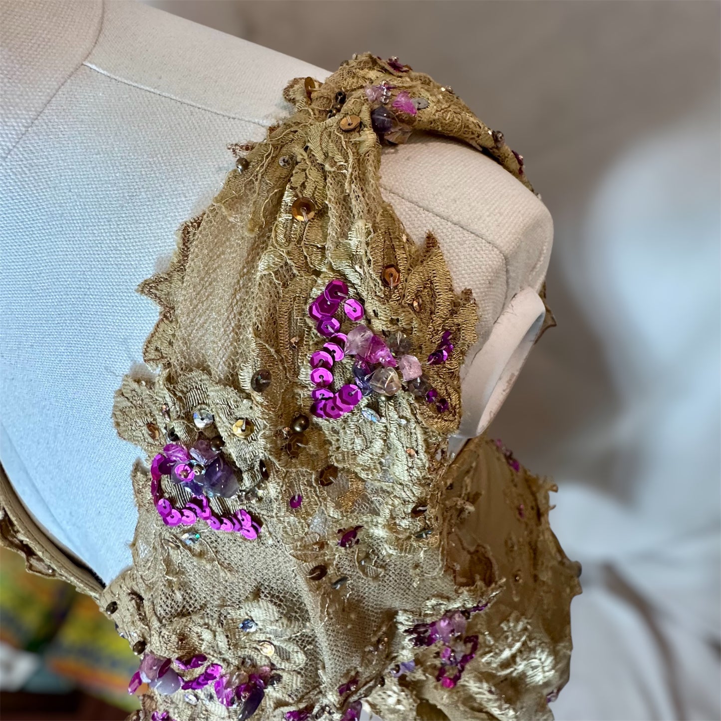 Y2K Deadstock Vintage Mandalay Midi Dress size 6