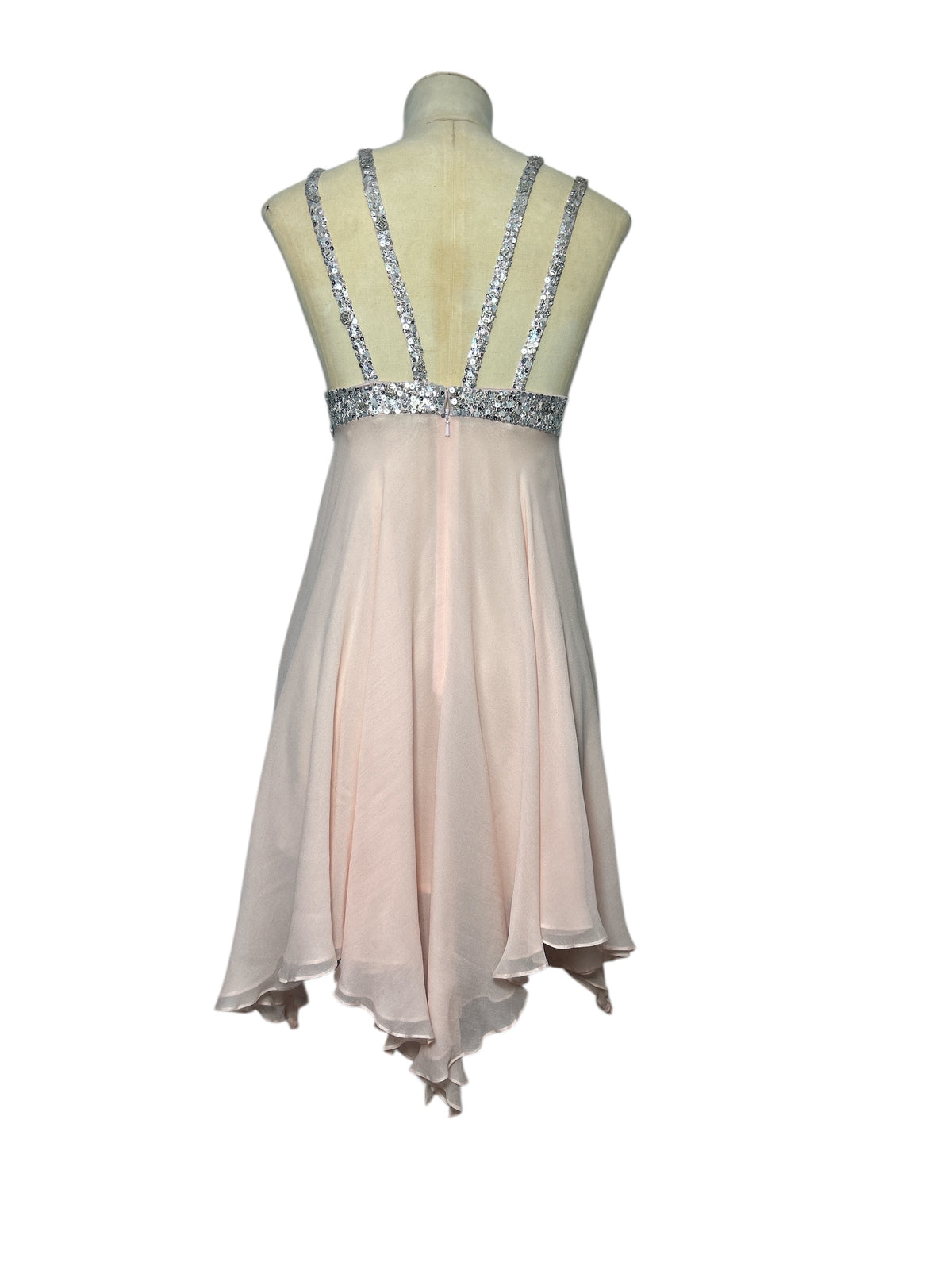 Blush Silk Mandalay dress Size 2