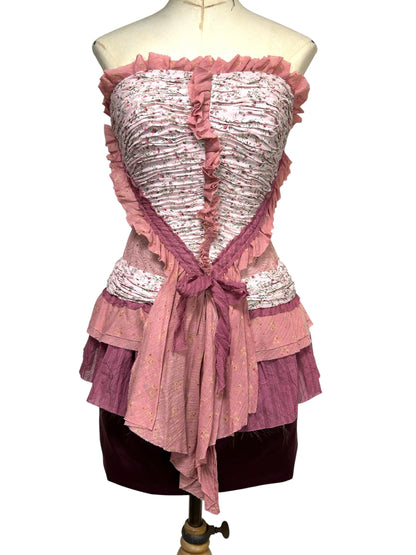 Rare One-of-a-Kind Deadstock Mandalay Patchwork Dress – Size 6