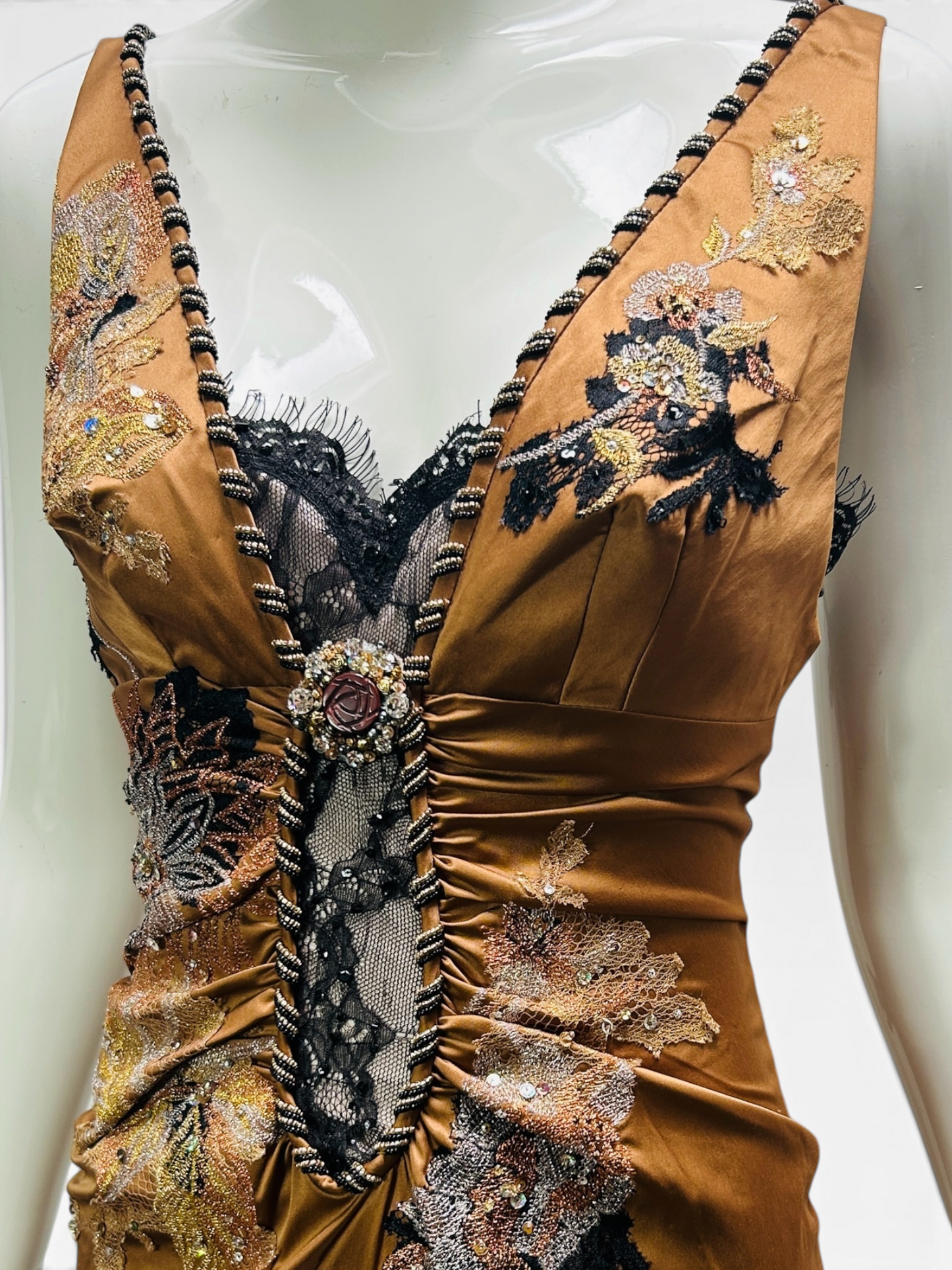 Copper wiggle Mandalay dress size 6