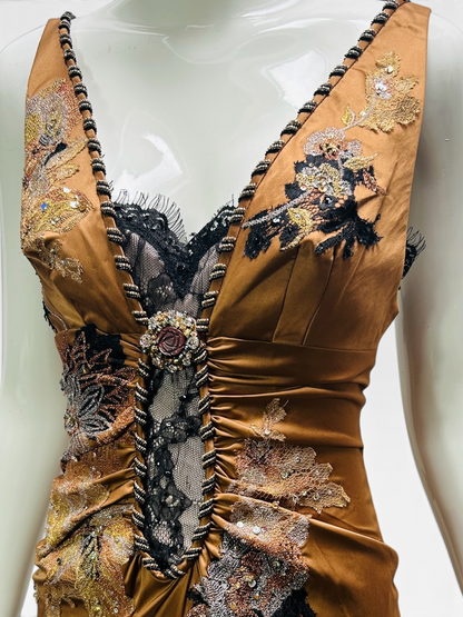 Copper wiggle Mandalay dress size 6