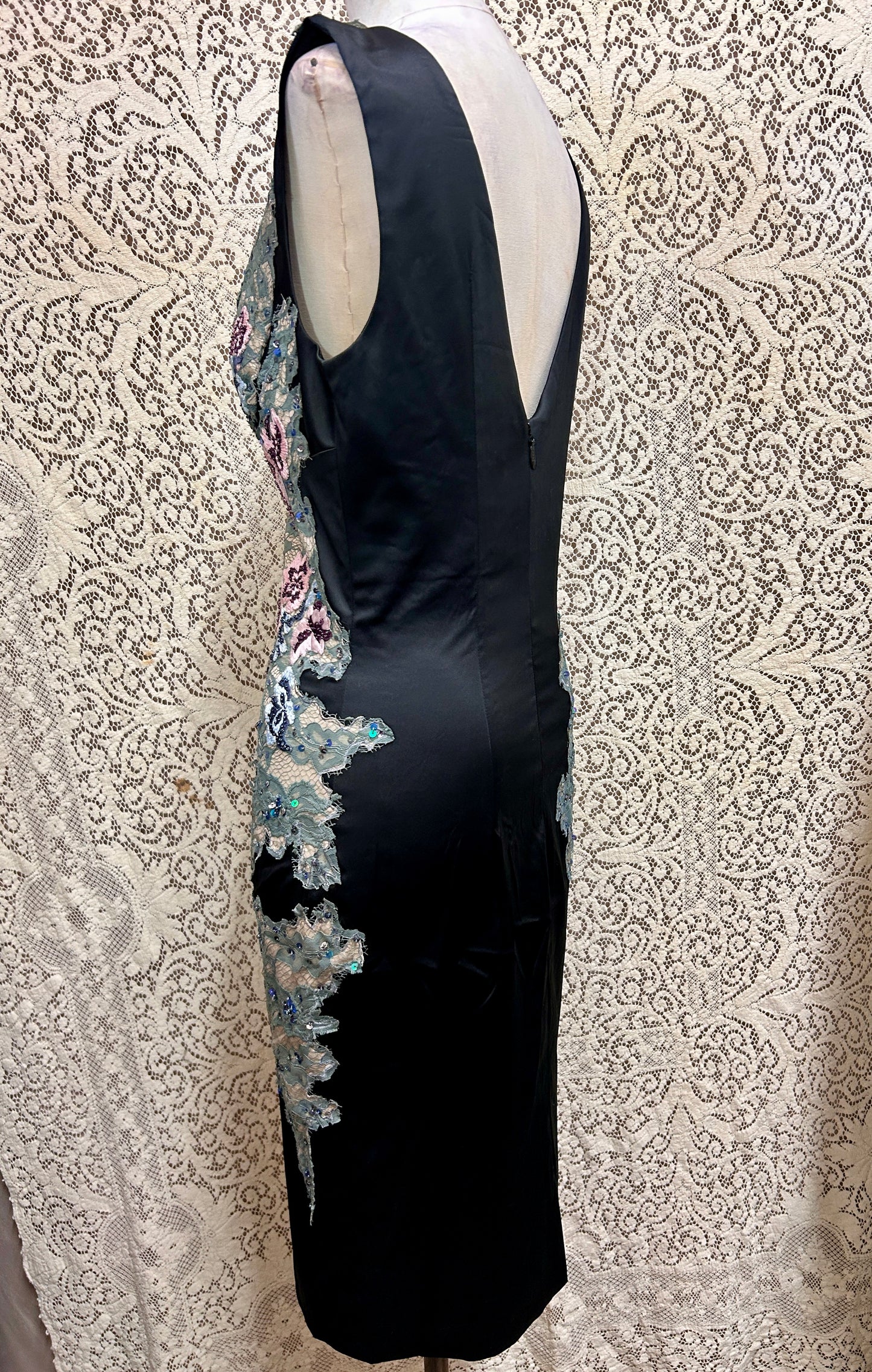 Y2K Deadstock Mandalay Dress lace  – Size 12