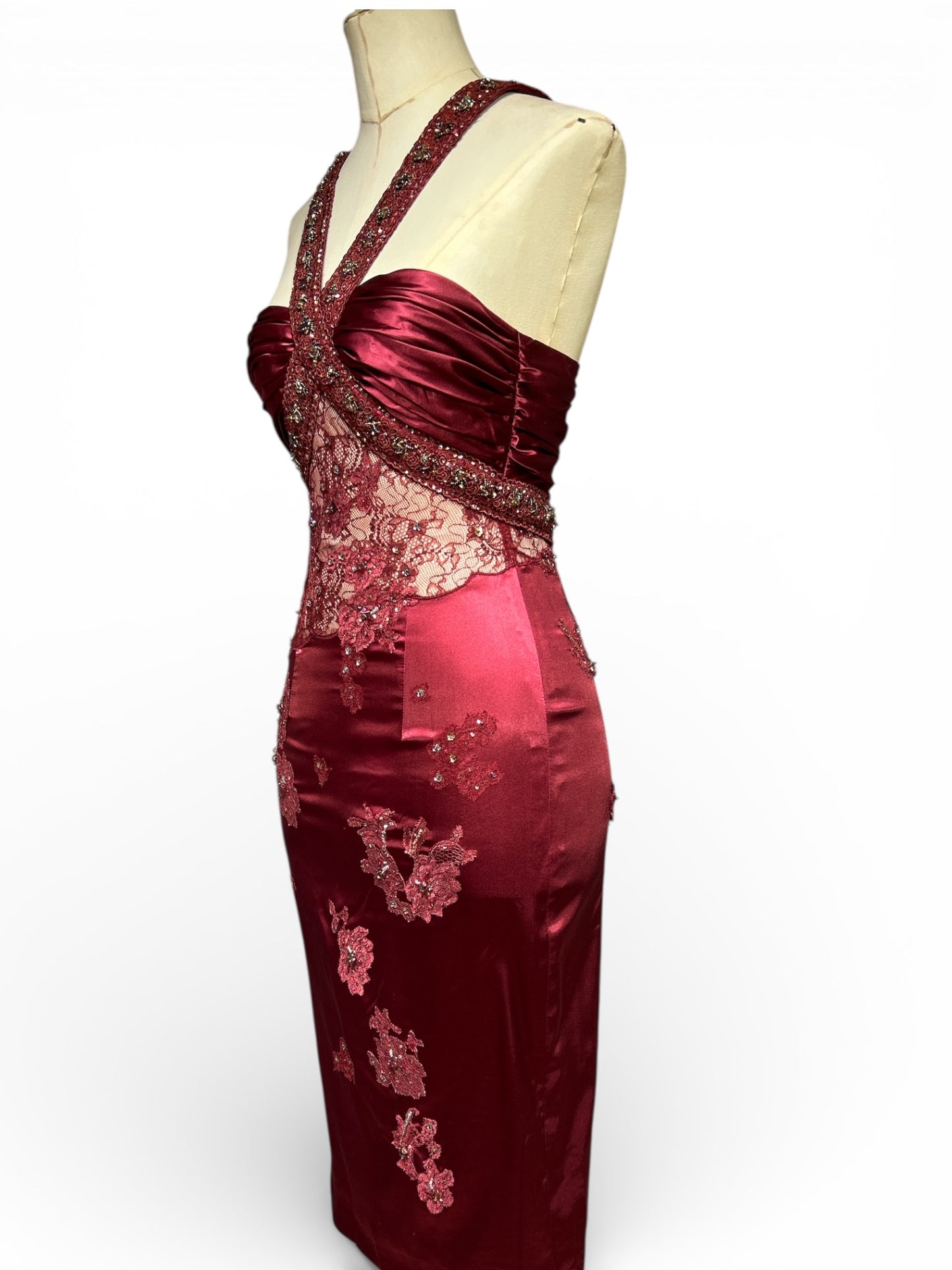 Deadstock Burgundy Mandalay Dress – Size 6