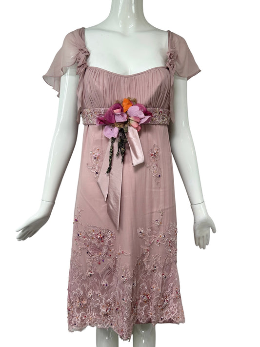 mandalay pink dress Pre-owned Mandalay Silk Maxi Dress ($202) liked on Polyvore featuring dresses, pink, women clothing dresses, pink maxi
